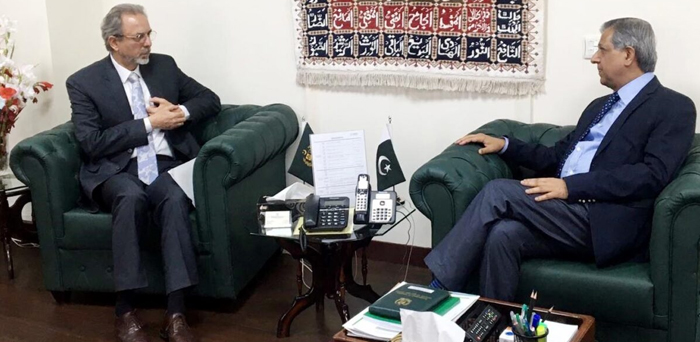 Turkish Ambassador call on Federal Minister Pakistan