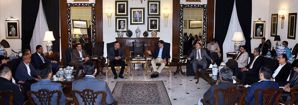 Sindh CM meets delegation from China