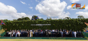 Family photo of high-level dignitaries attending the Belém Climate Summit